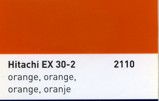 Farbe Hitachi orange 1L 