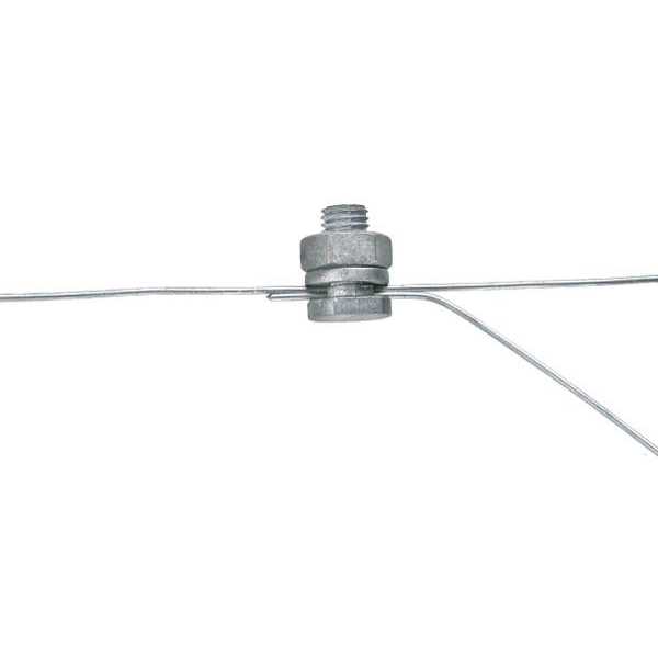 Kerbl Gripple-Drahtverbinder – 20 Stück, Für Draht 2,0–3,25 Mm, 400 Kg Zuglast