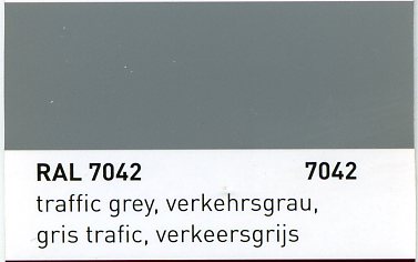 Förch VERKEHRSGRAU A GRAU SILBER RAL 7042 LACK LACKSPRAY SPRAY SPRAYDOSE 400ML (6
