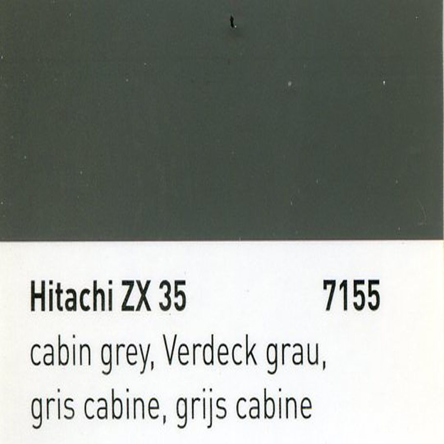Hitachi ZX 35 Farbe Originalfarbton Verdeck grau 1
