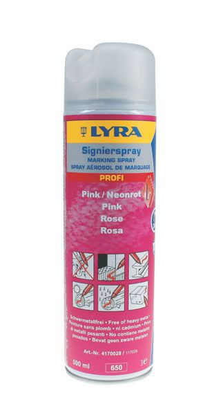 Markierungsspray rosa