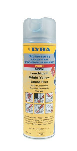 Markierungsspray leuchtgelb
