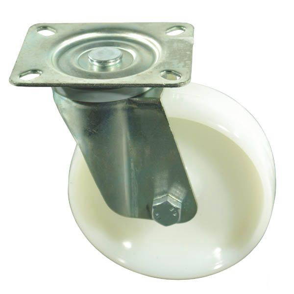 Lenkrolle Kunststoffrad mit Gleitlager 125 mm